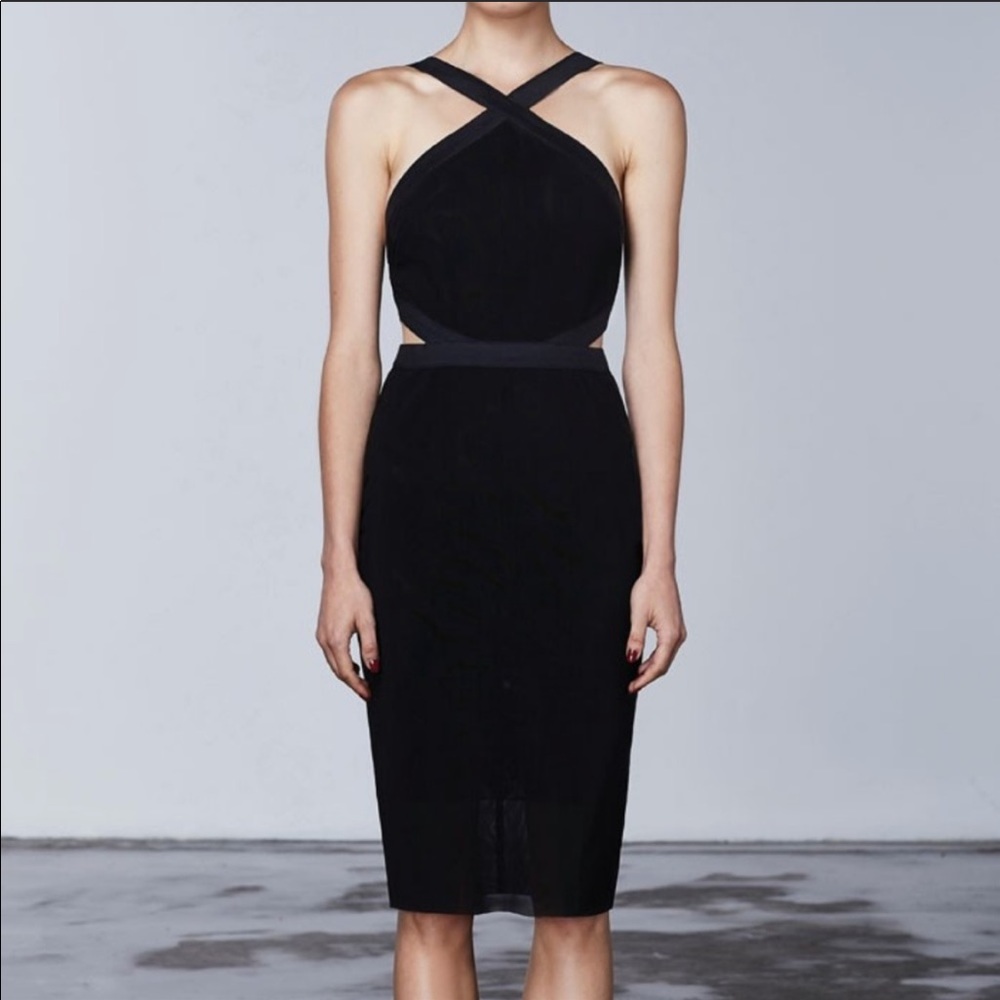 Bec & Bridge cut out black dress XS/S NWT US 2 UK6